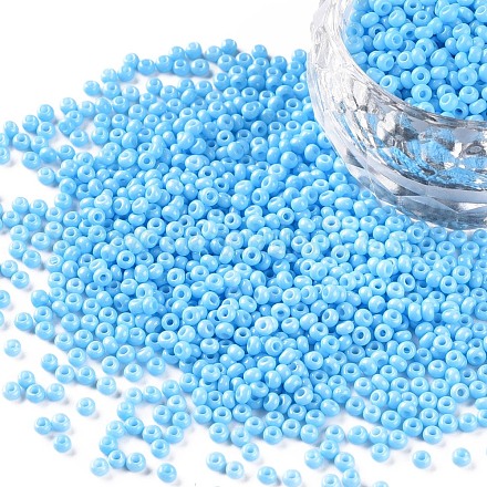 11/0 Grade A Baking Paint Glass Seed Beads X-SEED-N001-A-1019-1