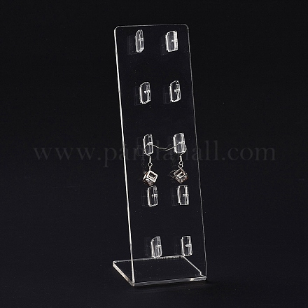 Transparente Ohrringe aus Acryl EDIS-G014-05-1