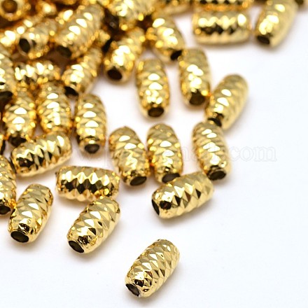 Eco-Friendly Brass Column Beads KK-M085-16G-NR-1