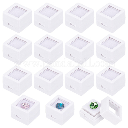 Cajas cuadradas de almacenamiento de diamantes sueltos de plástico CON-WH0095-49A-1