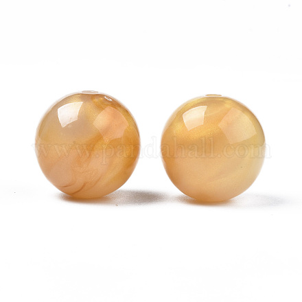 Opaque Acrylic Beads MACR-N009-014C-11-1