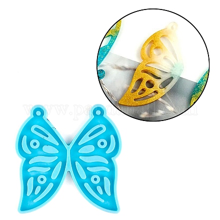 Butterfly Wing Pendants Silicone Molds DIY-M045-14-1