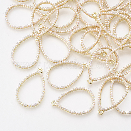 Colgantes de perlas de imitación de plástico abs PALLOY-T071-013-1