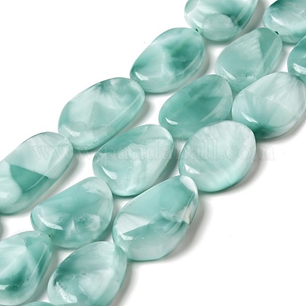 Hilos de perlas de vidrio natural G-I247-26C-1