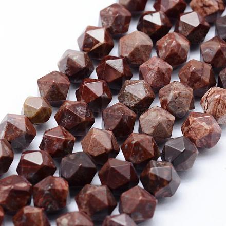 Chapelets de perles en pierre gemme naturelle G-F523-38-6mm-1