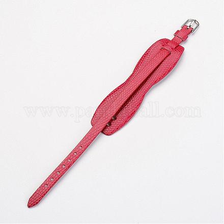 PU Leather Watch Bands WACH-F024-01D-1