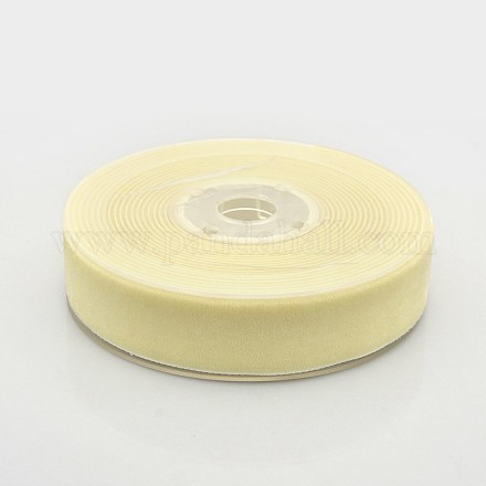 Ruban de velours en polyester pour emballage de cadeaux et décoration de festival SRIB-M001-23mm-028-1