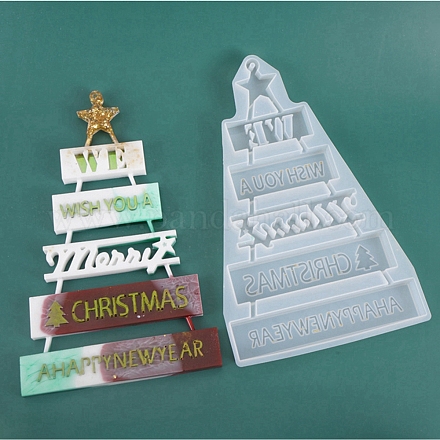 Stampi in silicone per ciondoli natalizi fai da te DIY-D049-06-1