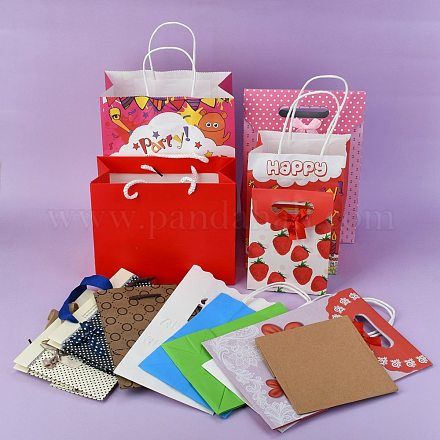 Papier Geschenk-Taschen CARB-MSMC002-01-1