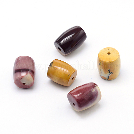 Barrel Natural Mookaite Beads G-F216-05-1