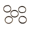 Brass Split Rings, Double Loops Jump Rings, Cadmium Free & Lead Free, Antique Bronze, 1.4x7mm, about 6.3mm inner diameter, about 4180pcs/1000g