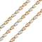 Ion Plating(IP) 304 Stainless Steel Enamel Link Chain, with Spool, Soldered, Mixed Color, 9x3.8x2mm