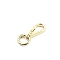 Zinc Alloy Swivel Clasps, with Spring Gate Rings, Light Gold, 52mm
