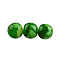 Baking Paint Round Glass Bead Strands, Green, 8mm, Hole: 1.3~1.6mm, about 100pcs/strand, 31.4 inch