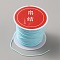 Nylon Chinese Knotting Cord, DIY Material for Jewelry Making, Light Sky Blue, 0.8mm, about 21.87 Yards(20m)/Roll