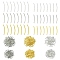 Brass Tube Beads, Curved Tube, Golden, 25x2mm, Hole: 1mm