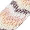 Electroplate Glass Beads Strands, Rondelle, Faceted, Mixed Color, 6x4mm, Hole: 1mm, about 61pcs/strand, 11.02''(28cm)
