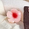 Two Tone Plastic Claw Hair Clips, Flower, Misty Rose, 77x77mm
