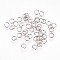 Tarnish Resistant 304 Stainless Steel Open Jump Rings, Stainless Steel Color, 22 Gauge, 4.5x0.6mm, Inner Diameter: 3mm, about 666pcs/20g