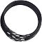 UNICRAFTALE 80pcs 44.45cm Black Wire Necklace Stainless Steel Wire Necklace Choker Necklace with Brass Screw Clasp Wire Necklace Chains Wire Necklace Cord DIY Jewelry Making,14.5mm Diamater