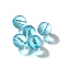 K9 Glass, Imitation Austrian Crystal Beads, Round, Sky Blue, 7.5x8mm, Hole: 1.4mm