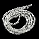 Chapelets de perles en verre craquelé X-CCG-Q001-4mm-01-5