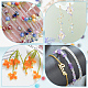 Hobbiesay 1008 pz 24 fili di perle di vetro placcato in 6x5 colori EGLA-HY0001-06-6