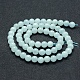 Chapelets de perles en aigue-marine naturelle G-P342-10-6mm-A-2