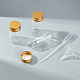 Recipientes de almacenamiento de vidrio redondos benecreat para cosméticos GLAA-BC0001-12A-6