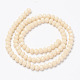 Chapelets de perles en verre opaque de couleur unie EGLA-A034-P4mm-D05-2