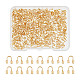 Arricraft 300 Stück Crimpperlen aus 18 Karat vergoldetem Messing FIND-AR0002-04-1