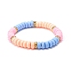 Handmade Polymer Clay Beads Stretch Bracelet for Kid BJEW-JB06870-2
