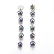 Natural Freshwater Pearl Beads Ear Studs EJEW-JE02892-02-2