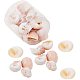 PH PandaHall 25pcs Snail Sea Shells with Hole Beach Seashells Natural Seashells for Candle Making SSHEL-PH0002-38-1