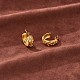 Clear Cubic Zirconia Sun Moon Star Stud Earrings JE938A-5