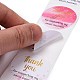 Flaches rundes papier danke aufkleber DIY-C042-06-4