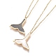 304 Stainless Steel Pendant Necklaces NJEW-H207-05G-1