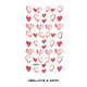 Valentinstag 5d liebe nail art sticker decals MRMJ-R109-Z-D4375-2