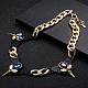 Ожерелья ожерелья из цинкового сплава ожерелья NJEW-BB32385-E-2