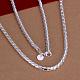 Популярные серебряные латунные витые ожерелья-цепочки для мужчин NJEW-BB12746-20A-1