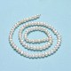 Fili di perle di perle d'acqua dolce coltivate naturali PEAR-F018-05-3