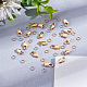 GOMAKERER 30Pcs Brass Lobster Claw Clasps with 30Pcs Open Jump Rings KK-GO0001-15-4