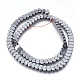 Non-magnetic Synthetic Hematite Bead Strands G-I208-06-A-1