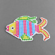 Fish DIY Fuse Beads Cardboard Templates X-DIY-S002-04A-1