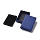 厚紙のジュエリーセットボックス  内部のスポンジ  長方形  ブルー  7.05~7.15x5.05x1.55~1.6cm CBOX-C016-01E-02-3