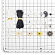 PandaHall Elite DIY Yin Yang Match Couple Bracelet Making Kit DIY-PH0009-64-2