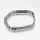 Non-magnetic Synthetic Hematite Stretch Bracelets BJEW-K159-01-1
