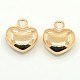 Valentine's Day Findings Alloy Heart Charms Pendants PALLOY-M031-03RG-1