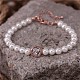 Bracelets de perles imitation acrylique BJEW-AA00086-02RG-5