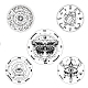 Planche à pendule creatcabin collier de radiesthésie kit de fabrication de bricolage divination DIY-CN0001-79-5